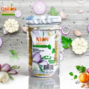 DEHYDRATED ONION & GARLIC WITH BLENDED HERBS OF OREGANO,BASIL, THYME & ROSEMARY 20GRAMS