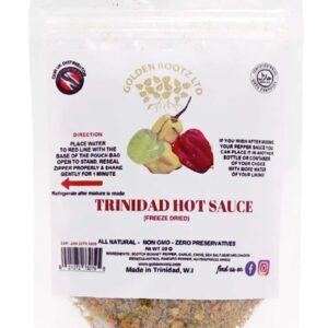 Trinidad Hot sauce just add water to rehydrate